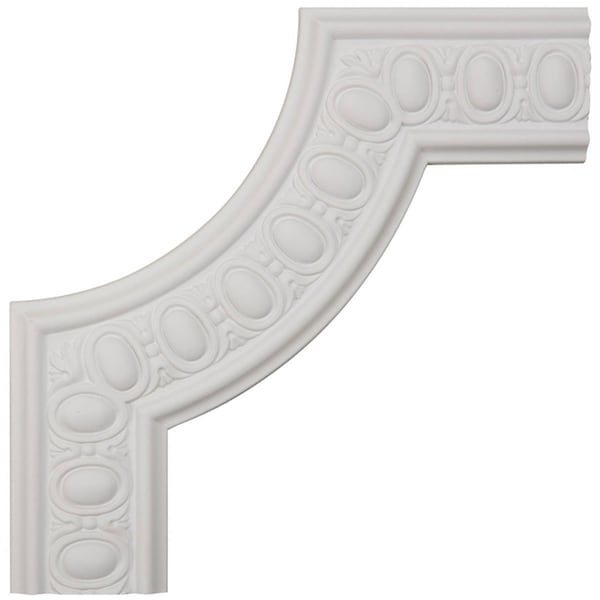 Ekena Millwork Panel Moulding Corner, Urethane, 12 in H, 12 in W, Factory Primed PML12X12CA - main